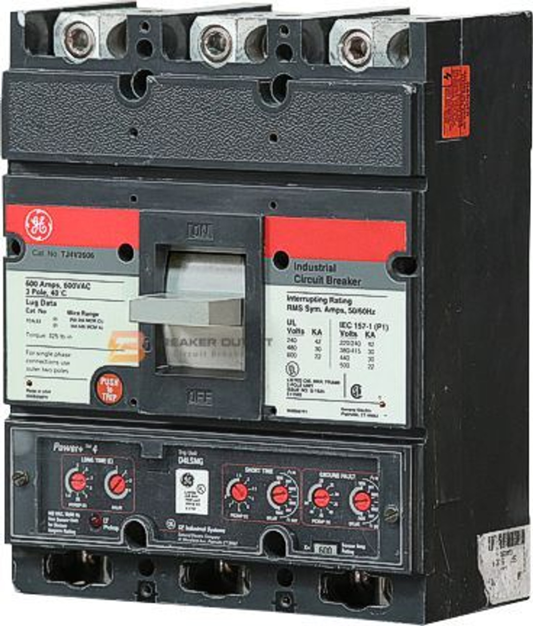 TJ4V2606 General Electric Circuit Breaker D4LSNG Trip Module Power +4