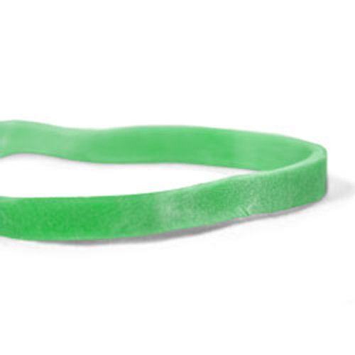 CWC #33 Rubber Bands - #33, 3-1/2" x 1/8", Dark Green, Crepe (Pack of 25 Boxes)