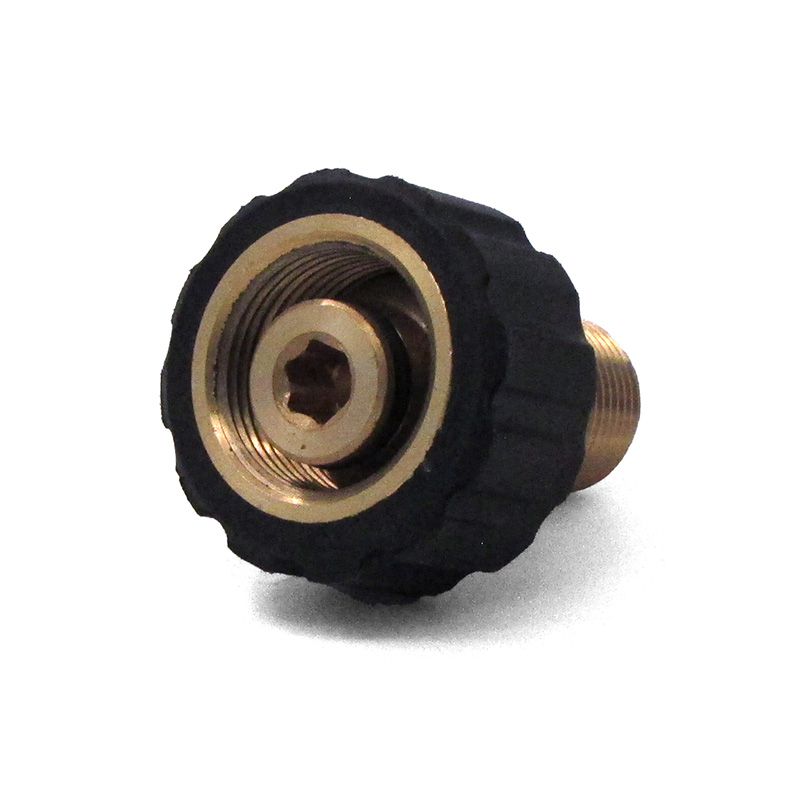 Twist Seal Socket, 3/8″ MPT x M22 F, 3600 PSI Brass