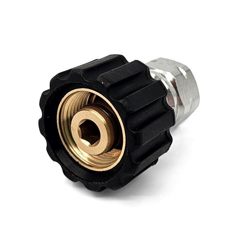 Twist Seal Socket, 3/8″ FPT x M22 F, Steel