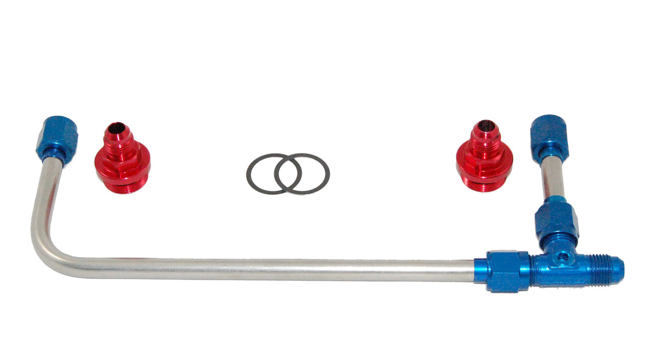 AED Polished S/S 4150 Carb. Fuel Line Kit 60945