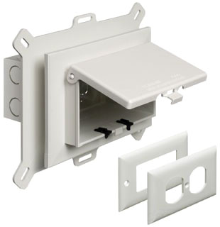 Arlington DBHS1W Horizontal IN Box White