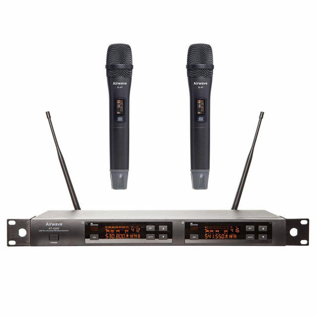 Airwave Technologies AT-4210 2 Handheld Wireless Microphone System