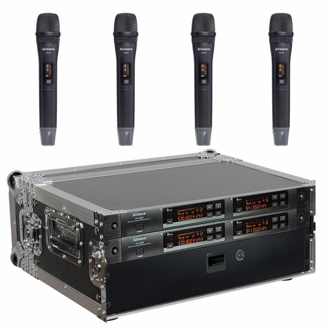 Airwave Technologies AT-HH4CH 4 Channel Wireless System with Handheld