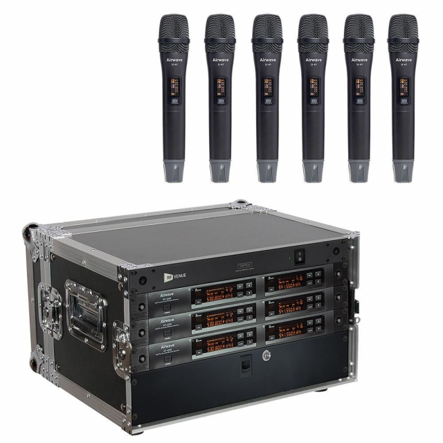 Airwave Technologies AT-SYS-6-HH 6 Channel System with 6 Microphone