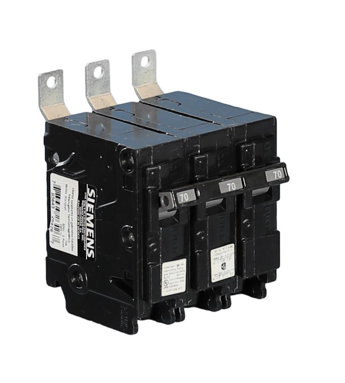 B350HH Siemens 65k Bolt-on Circuit Breaker