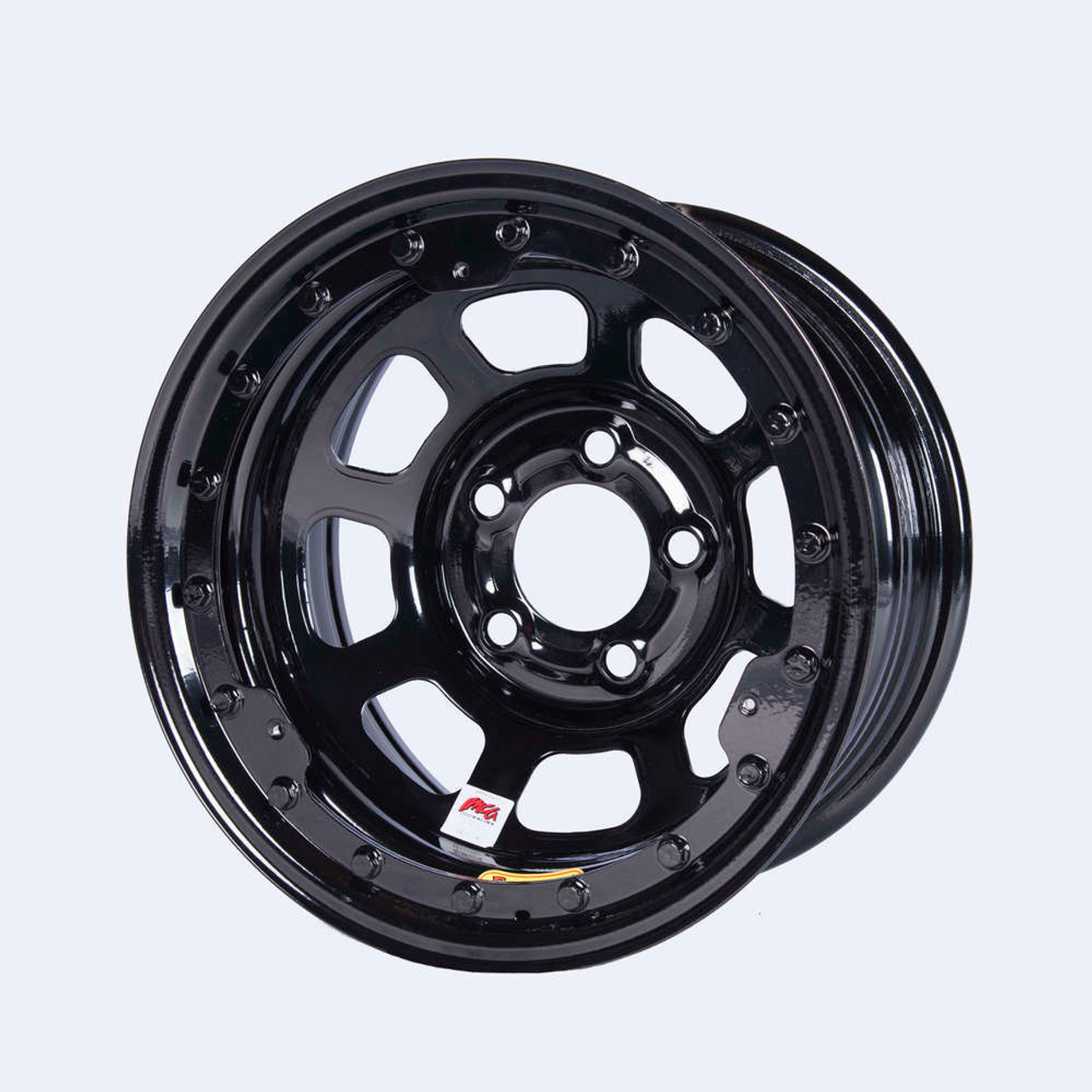 15x8 IMCA B/Lock Wheel Black D-Hole 5x4.75 58DC2ILK