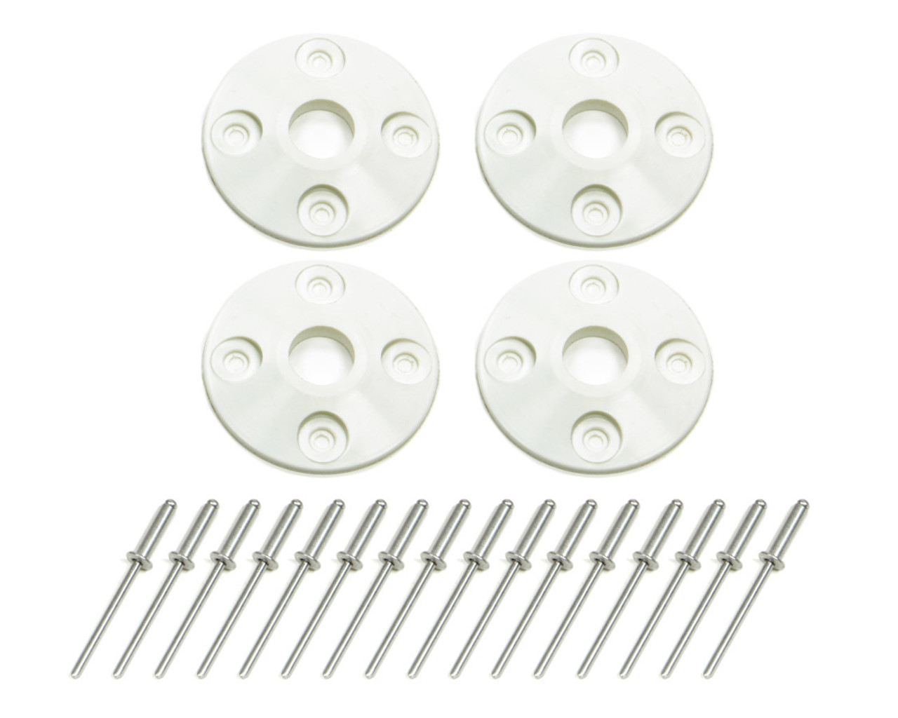 Scuff Plate Plastic 4pk White 1202-WH