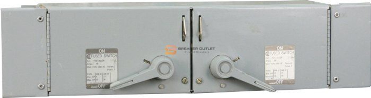 FDPT3612R Twin 30-60 Amp Fusible Disconnect Switch Challenger or Westinghouse