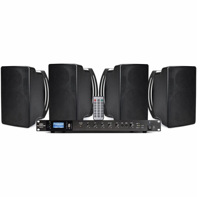 Pure Resonance Audio FTSS-4S5RMA240BT Fitness Sound System, 2 S5
