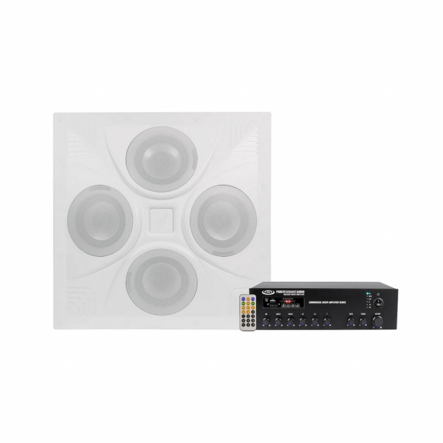 Pure Resonance Audio FTSS-SD4MA120BT Fitness Sound System, SD4