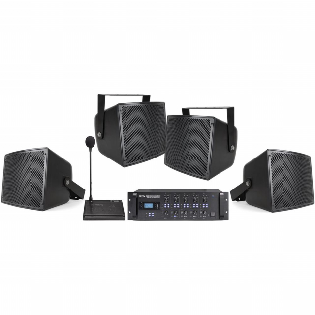 Pure Resonance Audio GMSS-4S10RZMA240BTPMZ16 Address Sound System, 4 S10