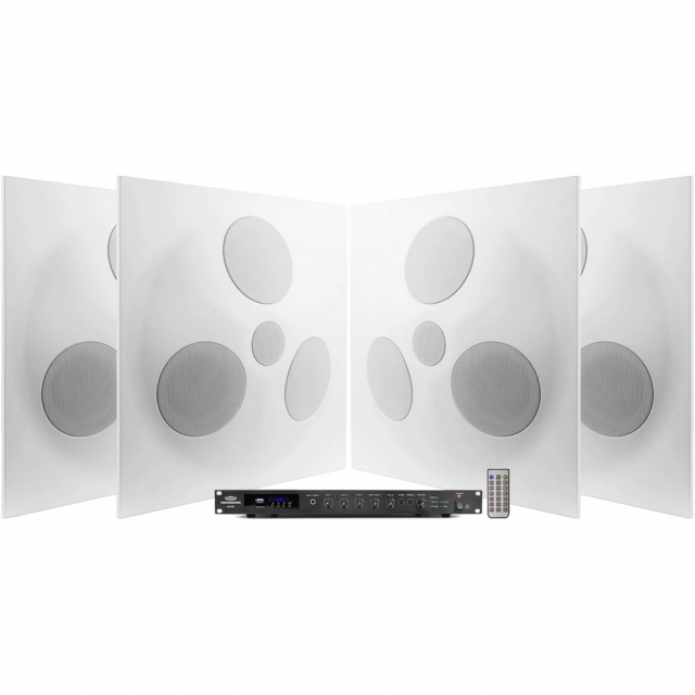 Pure Resonance Audio HWSS-4SD5RMA350BT Auditorium Sound System, 4 SD5
