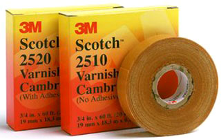 3M 2510 3/4 x 60 Foot Varnished Cambric Tape
