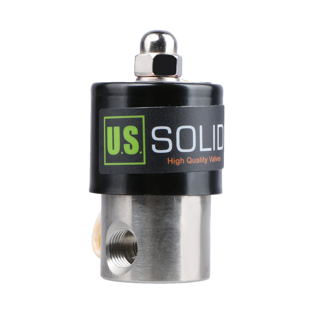 1/4" Solenoid Valve - 110V AC Stainless Steel Solenoid Valve, Normally Closed, VITON Seal
