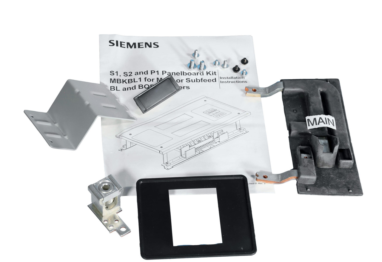 Siemens MBKBL1 Main Breaker Kit or Sub Feed Kit for Original P1 Panels