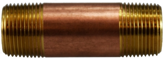 Midland Red Brass 3/4 x 4 Seamless Nipple