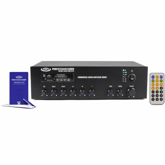 Pure Resonance Audio PRA-MA30BTPRIVACY-WHT 30W Sound Masking Generator