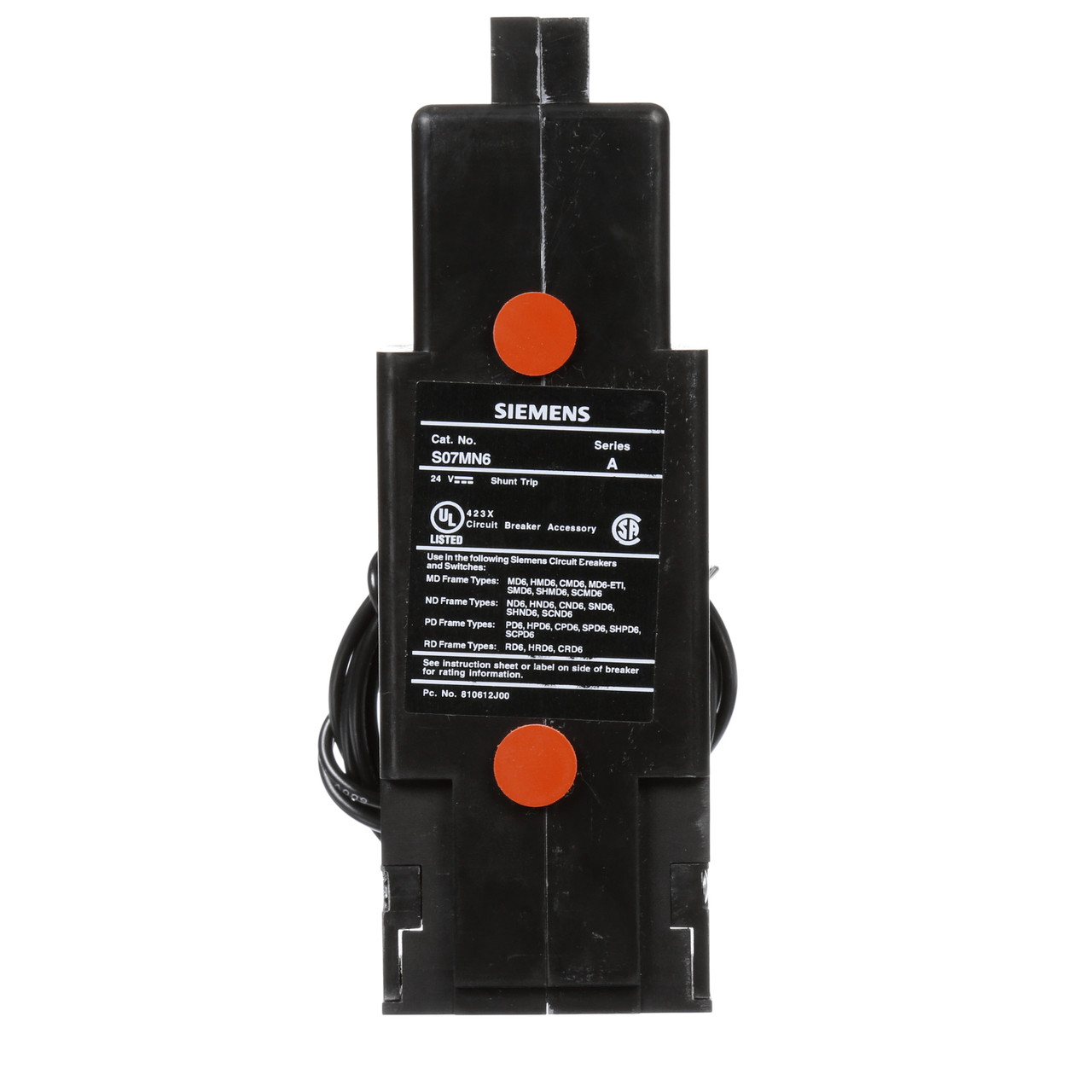 S07MN6 Siemens Shunt Trip Device