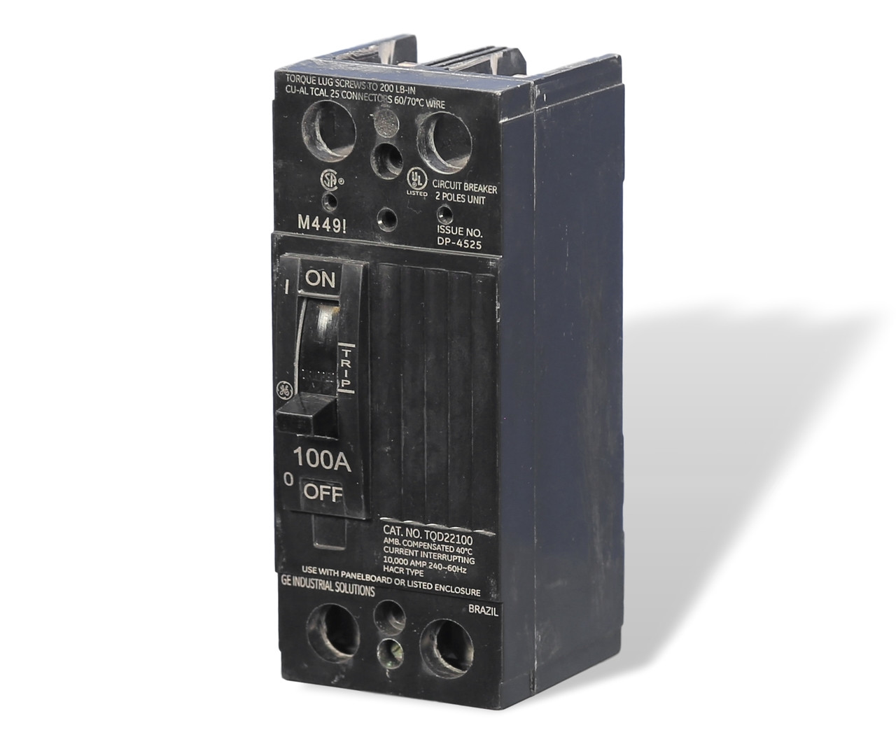 TQD22100WL 2P 100A TQD Breakers by General Electric