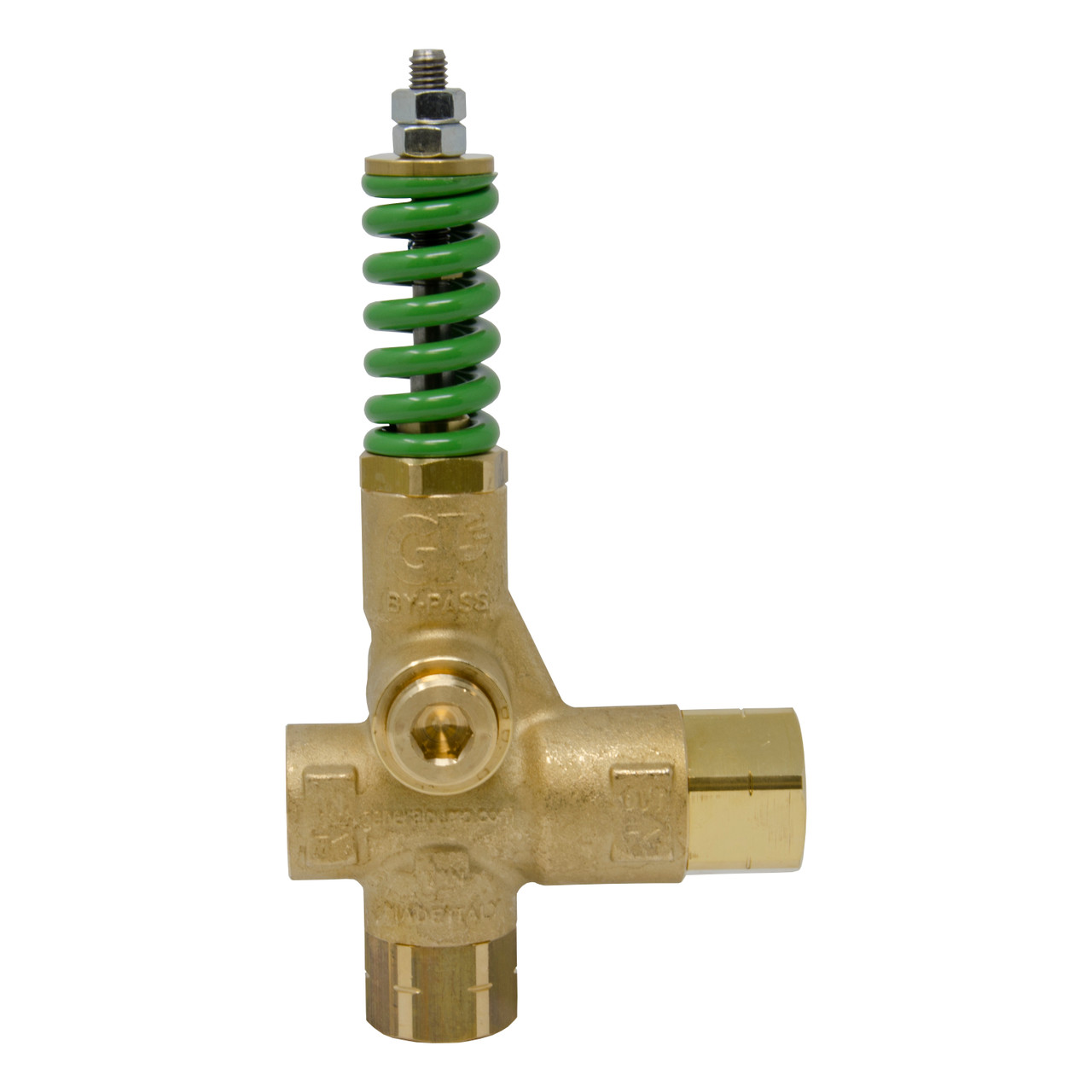 General Pump YU21405 Trapped Pressure Unloader Valve, Green Spring, 4050 psi, 21.0 GPM