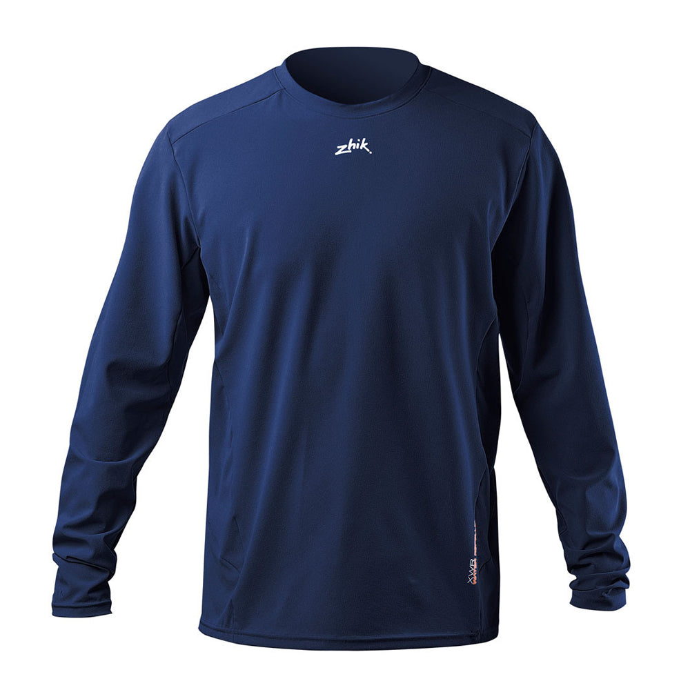 Zhik T-Shirt - XWR Long Sleeve - Steel Blue (ATE-0093-M-SBL-LLL)