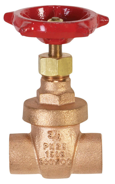 B&K ProLine 3/4 in. Sweat Brass Gate Valve