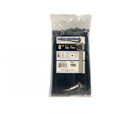 Kable Kontrol® Heavy Duty UV Black Cable Ties