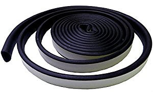 Taco Adhesive Back Weather Seal Tape, Black 3/8 x 10'